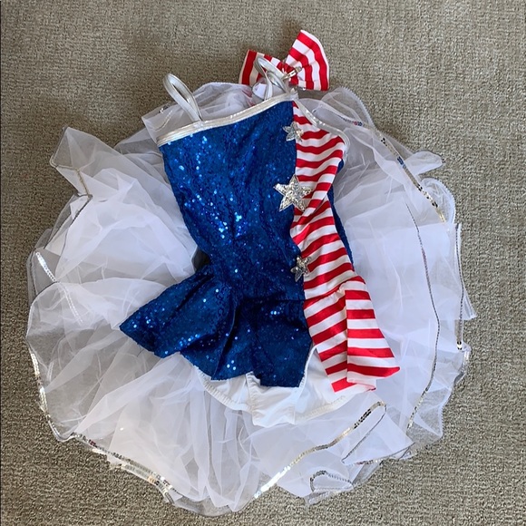 Costumes Red White And Blue Ballet Costume Poshmark
